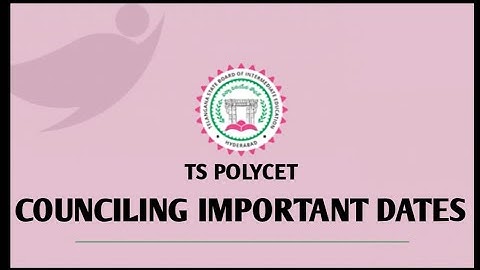 TS Polycet Counselling Important dates || TS Polycet Web Counselling Schedule || 2nd Phase