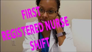 New Nurse First Shift Vlog