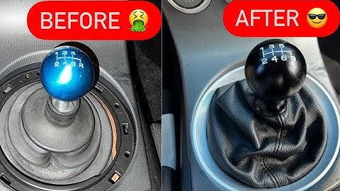 New Shifter + Shifter boot -350z