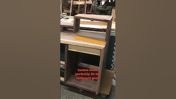 How My Recording Studio Desk Was Built! 🪚🎙️ #shorts