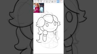 Peach as a Reddit Avatar - #peach #mariobros #fanart