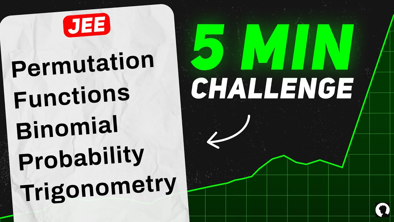 Jee Test Math 5-Minute JEE Math Speed Test 3π₯ | 5 MCQs | JEE Main & Advanced Practice ...