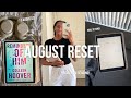 AUGUST Monthly Reset! Goal Setting, Monthly Favorites + What Books I&#39;m Reading!