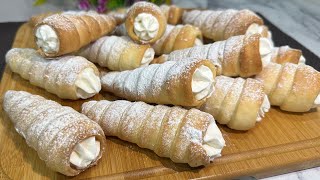 видео: ТРУБОЧКИ ең дұрыс рецепт,өте жұмсақ👍Дрожжевые трубочки со сливочным кремом😋Правильный рецепт тесто картинка: ТРУБОЧКИ ең дұрыс рецепт,өте жұмсақ👍Дрожжевые трубочки со сливочным кремом😋Правильный рецепт тесто