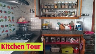 ஆரோக்யமான சமையலறையா?!! வாங்க பார்க்கலாம்||My Organized Kitchen Tour Makeover with Glass Jars