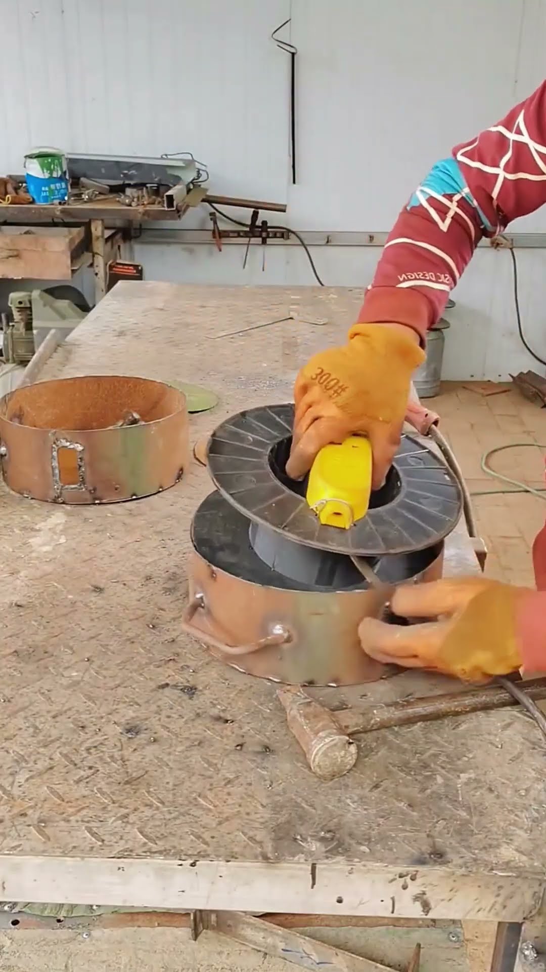 Take up box making process- Good tools and machinery make work easy
