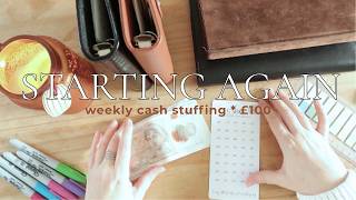 Starting Again | Weekly Cash Stuffing Uk | Savings Challenge Envelope
