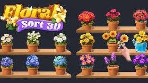 Floral Sort 3D: Puzzle Games