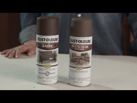 How To Paint Rusty Metal Patio Furniture Youtube
