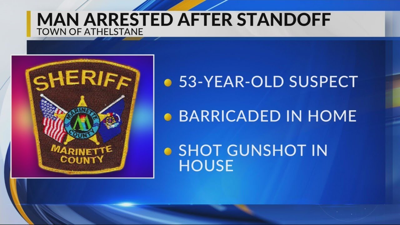 Standoff in Marinette County ends in 53-year-old Wisconsin man's arrest