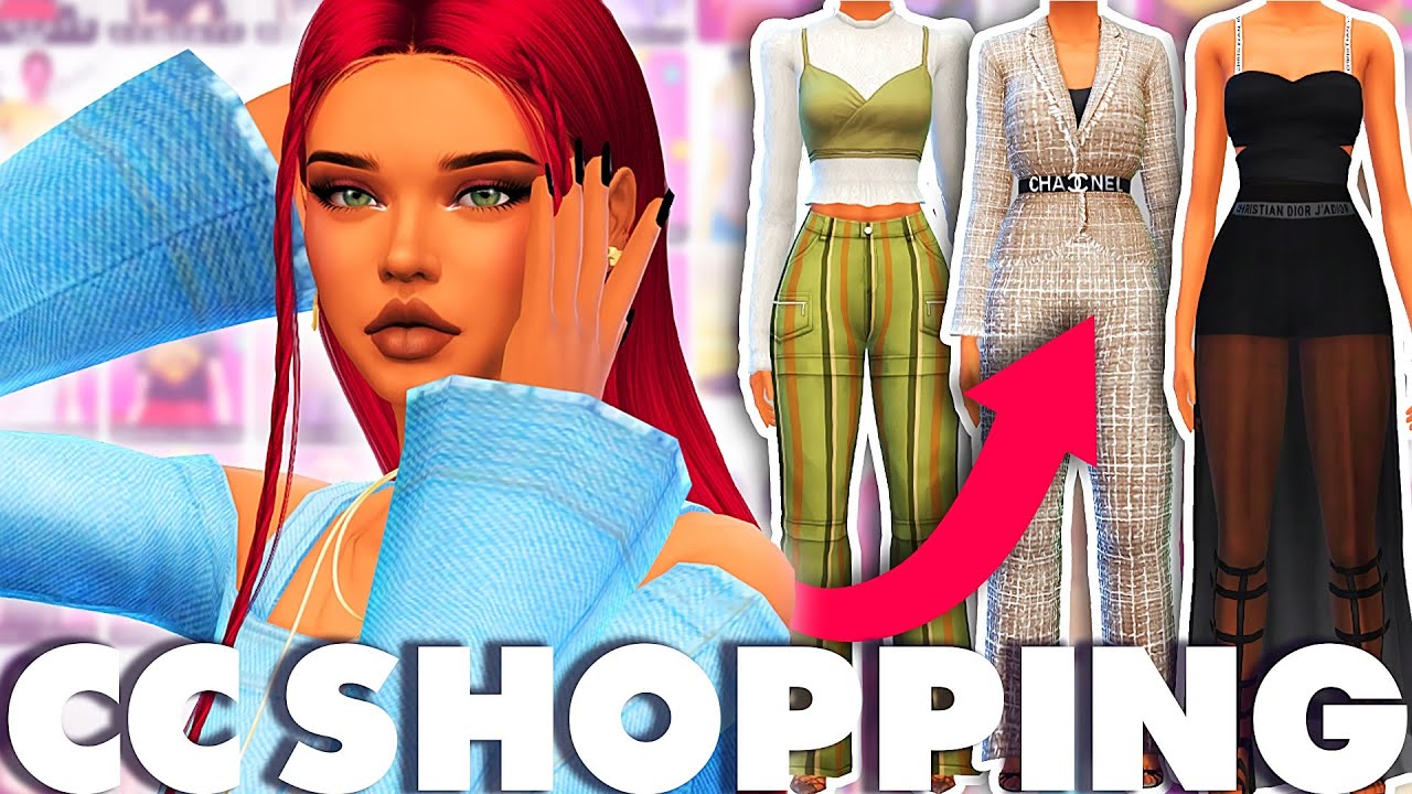 SIMS 4: HUGE CC SHOPPING VIDEO (200+ ITEMS) *CC LINKS INCLUDED!* - YouTube