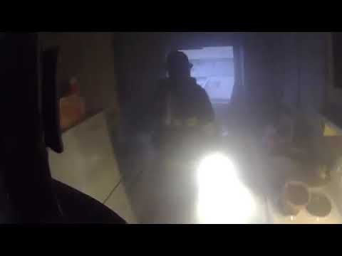 Apartment fire with Multiple Rescue (Helmet Cam) - YouTube