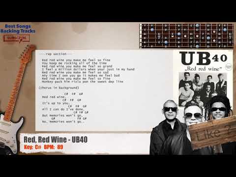 red,-red-wine---ub40-guitar-backing-track-with-chords-and-lyrics