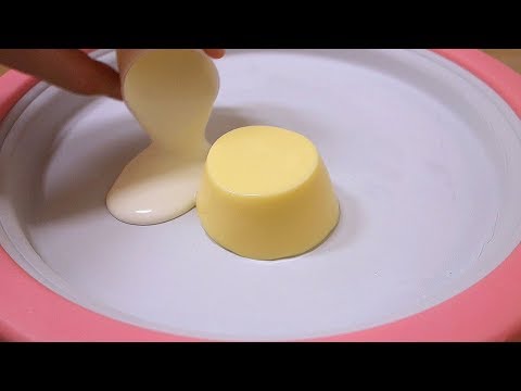 <strong>쁘띠첼</strong> 바나나푸딩으로 철판아이스크림 만들기 Banana Pudding Ice Cream rolls