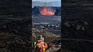 At the LAVA FRONT: Science at the Mouth of the Volcano, Iceland Eruption, July 2023