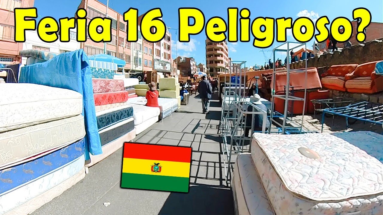la más grande Feria 16 de JULIO - el alto vídeo corrido - la Paz ...