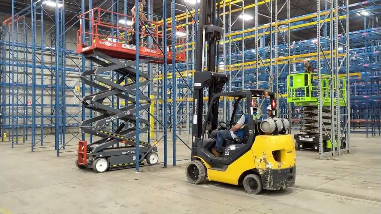 Teardown selective racking, pushback rack, and conveyor system project