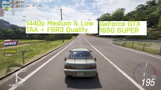 Forza Horizon 6 - GTX 1650 SUPER - 1440p - Medium - Low - Ryzen 5900X - Gameplay benchmark