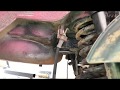 W124 restoration - the rear subframe is removed