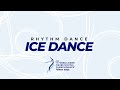 Ice Dance Rhythm Dance | ISU World Junior Figure Skating Championships | Tallinn | #WorldJFigure