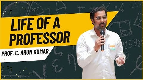 Life of a Professor | Tamil | Prof. C. Arun Kumar #professor #college #tamil