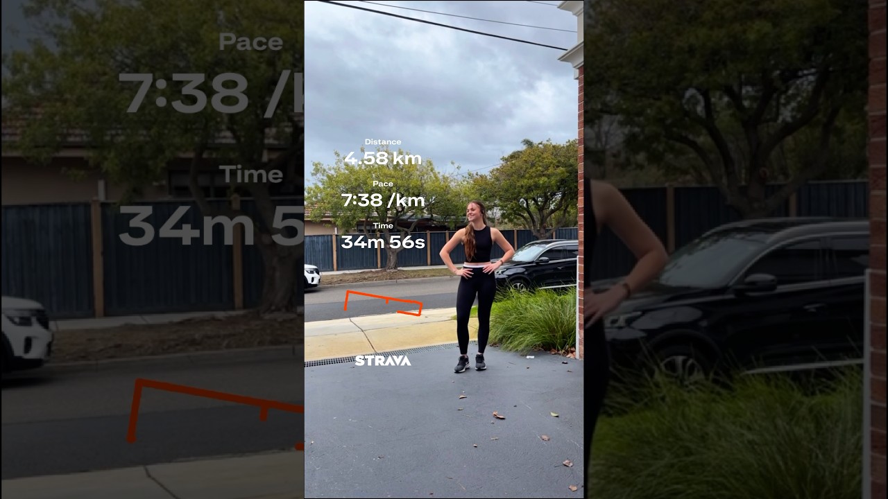 Sharing my run/strava in a fun way!!🤪 