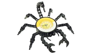 Black Scorpion From Candles and a Chain With His Hands