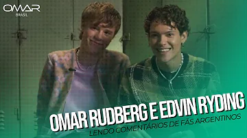 Omar Rudberg e Edvin Ryding de Young Royals leem comentários de fãs argentinos [Legenda PT-BR]