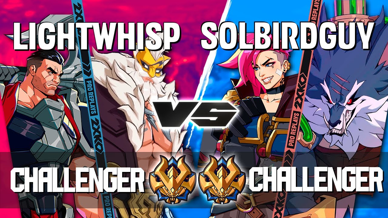2XKO ▰ LIGHTWHISP (Braum-Darius) vs SOLBIRDGUY (Vi-Warwick) ▰ 2XKO Pro level replays