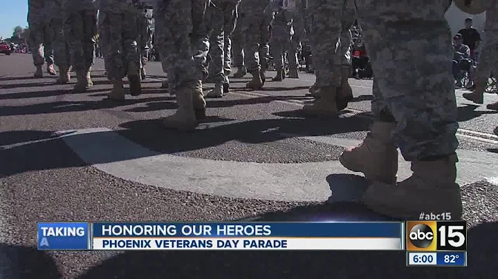 Thousands line the streets to honor Valley veterans