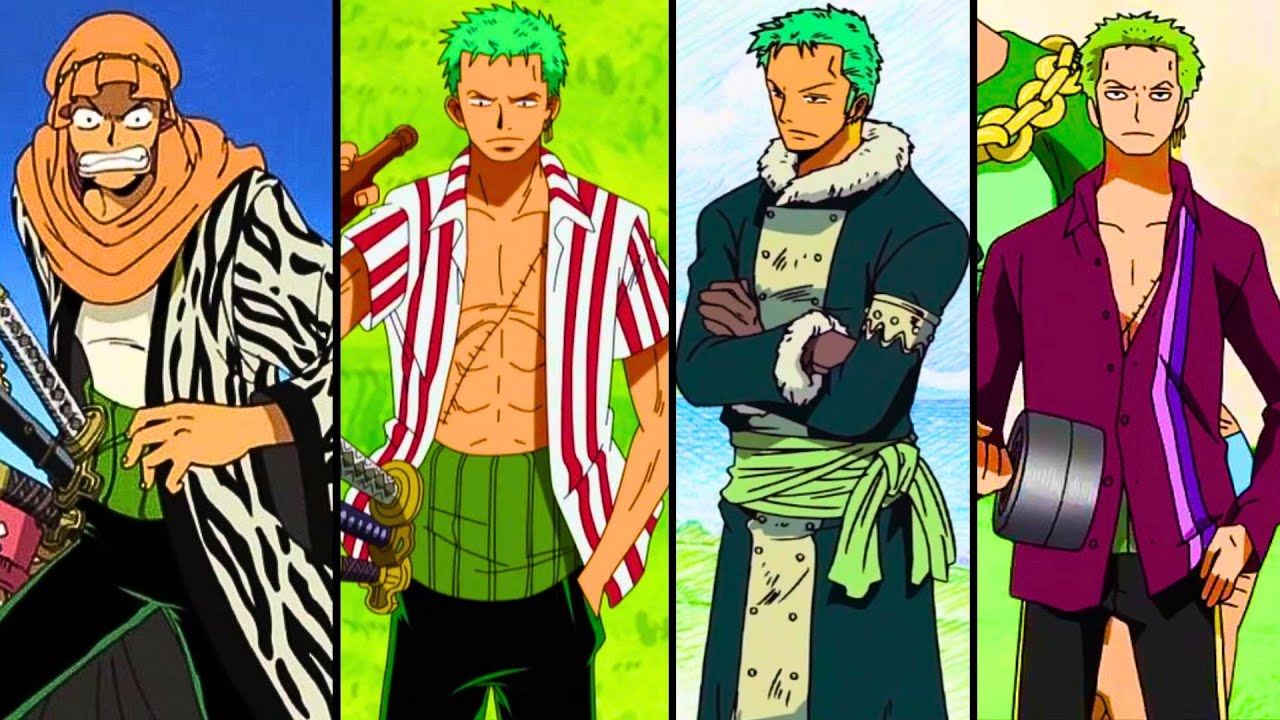 All Zoro Outfits In One Piece - YouTube