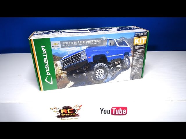 RC ADVENTURES - Unboxing the Vaterra 1/10 1986 Chevrolet K-5 Blazer Ascender 4WD Kit - Build Video 1