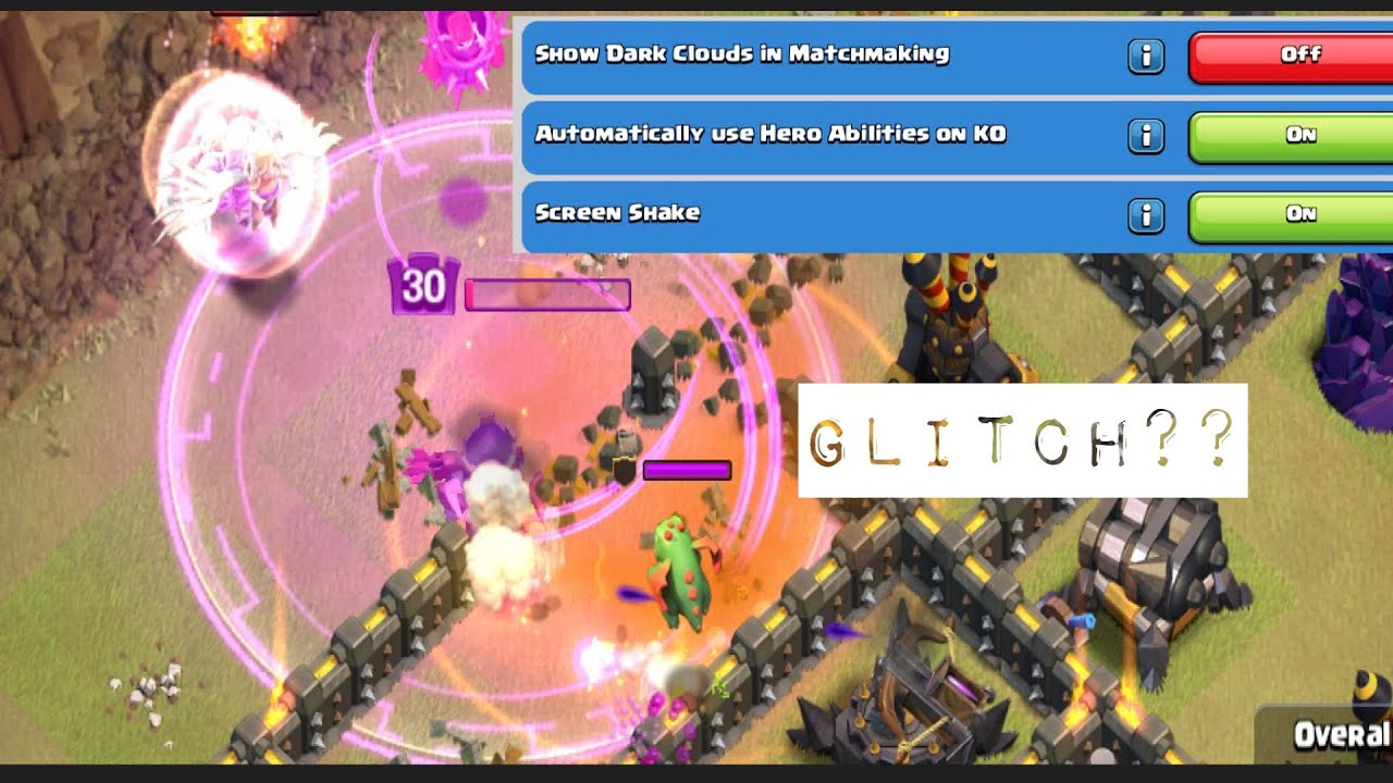 AUTO HERO ABILITY GLITCH IN WAR CLASH OF CLANS YouTube