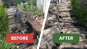 She Rebuilt This Retaining Wall in 8 Hours… for Just $60!