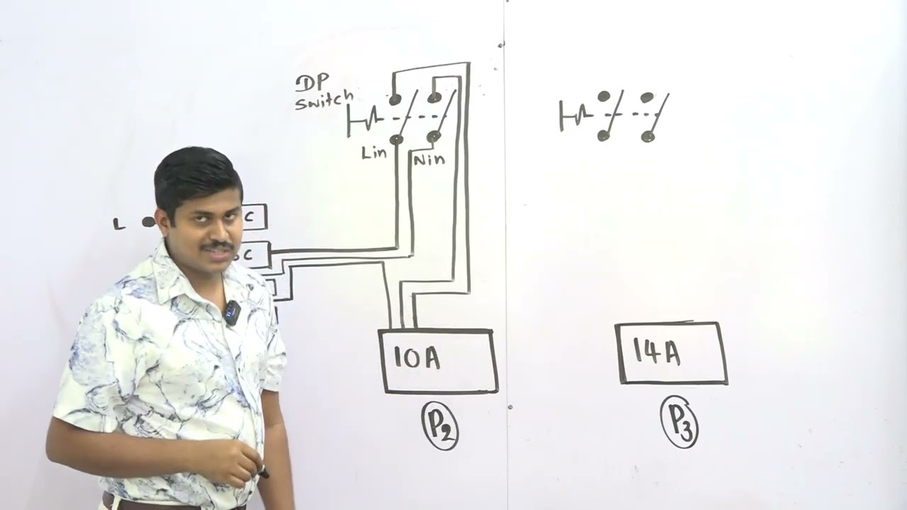 ET | PRACTICAL | EL-04 | AC Circuit | වායු සමීකරණ පරිපථය සහ Double Pole Switch සම්බන්ධ කරන ආකාරය