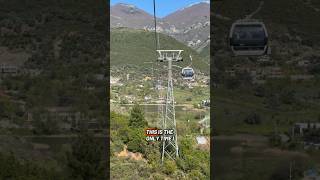I am Free #mountains #scenery #travel #tirana #albania #cablecar #shorts #shortsfeed #viral #trend