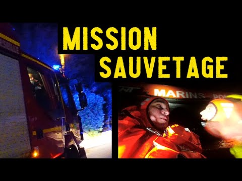 Opération Sauvetage en mer avec le BMPM de Nuit ! (Reportage Pompier)