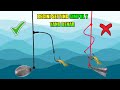 Cara membuat rangkaian pancing dasaran 1 kail - Bottom fishing rig
