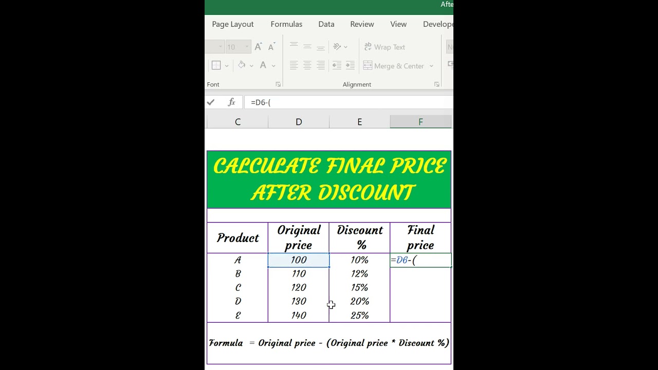 excel-short-video-how-to-calculate-final-price-after-discount-final