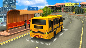 School Bus Driving 2017 Android Gameplay