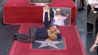 Avril Lavigne honored with Star on the Hollywood Walk of Fame