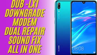Dub lx1 imei repair dual sim or Sound fix | sound fixing| Modem file