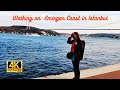 Walking on  Emirgan Coast in Istanbul 4K -Emirgan Sahili