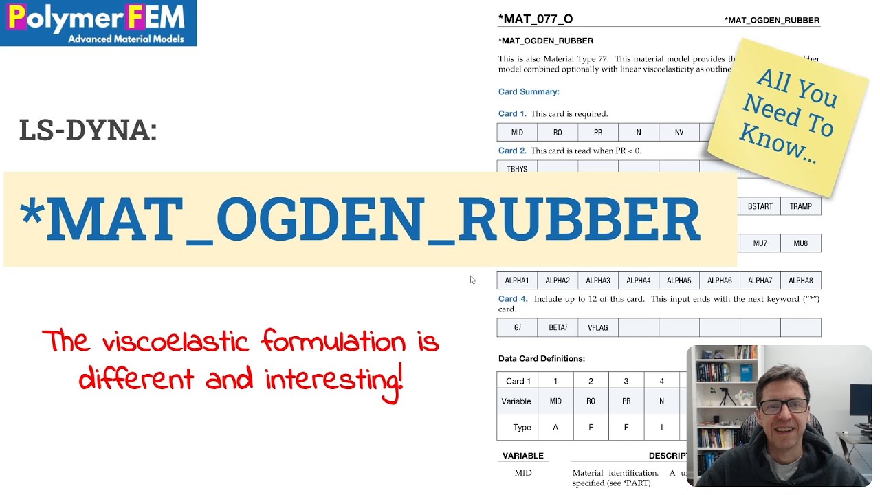 LS-DYNA MAT_Ogden_Rubber Model Theory