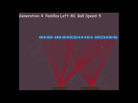 Ball Bouncing Paddle - NEAT algorithm
