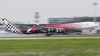 エティハド航空 A340-600 F1 BEST Airbus A340-600 EVER !! Etihad A340-600 in FORMULA 1