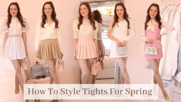How to Style White Tights For The Spring