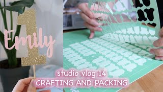 Studio Vlog 14 - Processing Orders, Packaging, Crafting | Jtru Designs