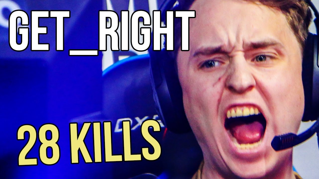 GeT_RiGhT 28 киллов - лучшее из про игры против PENTA - CS:GO Highlights