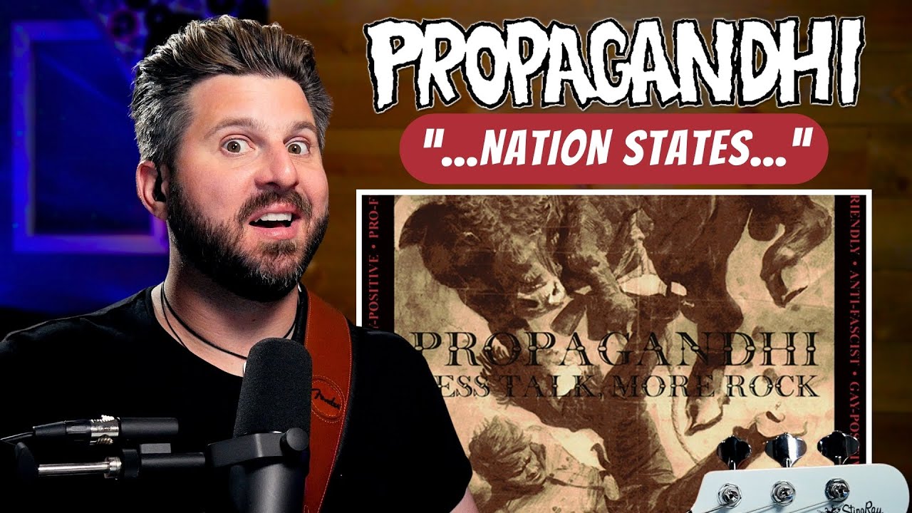 EARLY Propagandhi?! Bass Teacher REACTS to "...And We Thought That Nation-States Were a Bad Idea"
